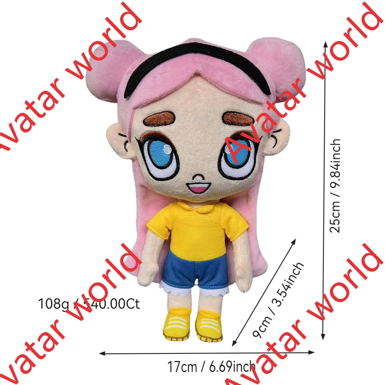 HEIßER Avatar welt Plüsch Spielzeug Weiche Puppe Gefüllte Plüschtiere Figur Anime Cosplay Cartoon Geburtstag Präsentieren Weihnachten Geschenk für Fans 25 cm