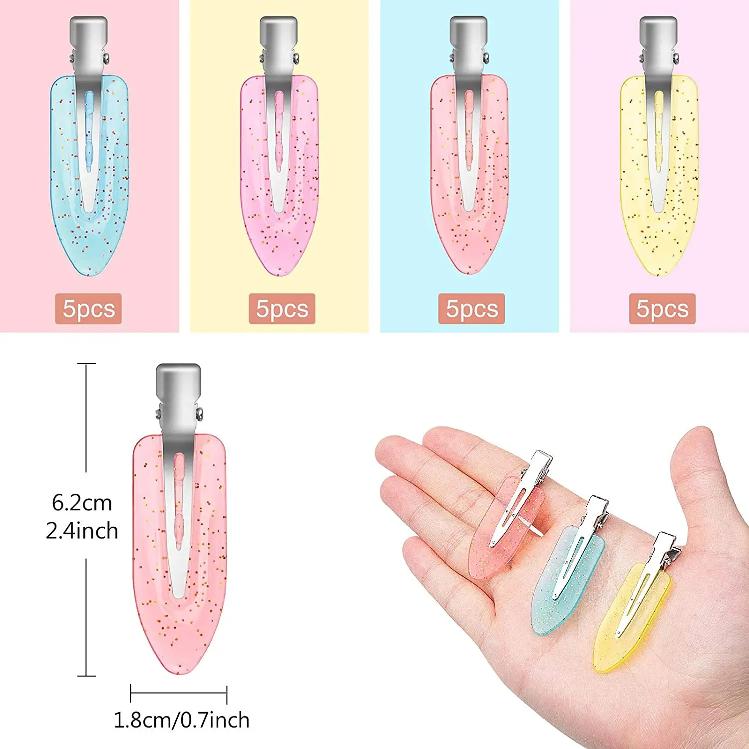 20/50PCS Beauty Salon Seamless Hairpin Professional Styling Hairdressing Makeup Tools Hair Clips For Women Girl Wholesales