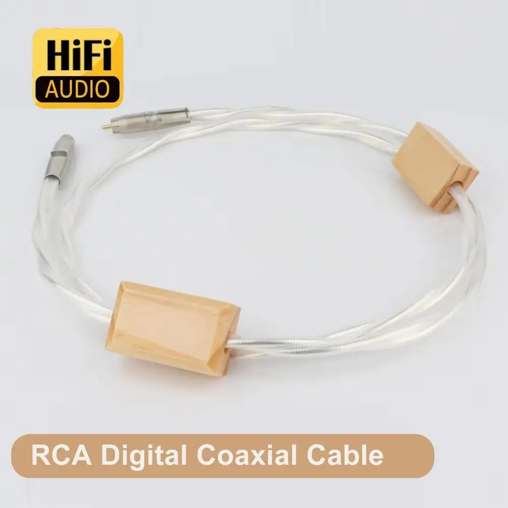 

High Quality Digital Coaxial RCA to RCA Cable HiFi Audio Speaker Interconnect Signal Cable