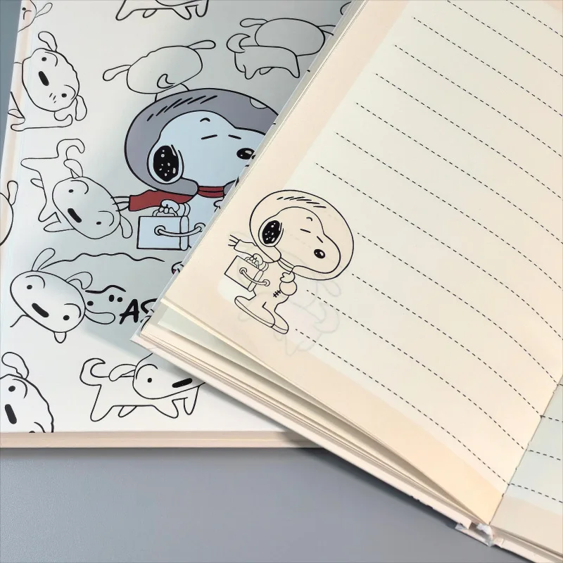 Anime Snoopy Notebook Cartoon Peanuts Journal Cute Student Hard Shell Snoopy Notebook Wholesale Kawaii Girl Hand Ledger Gift