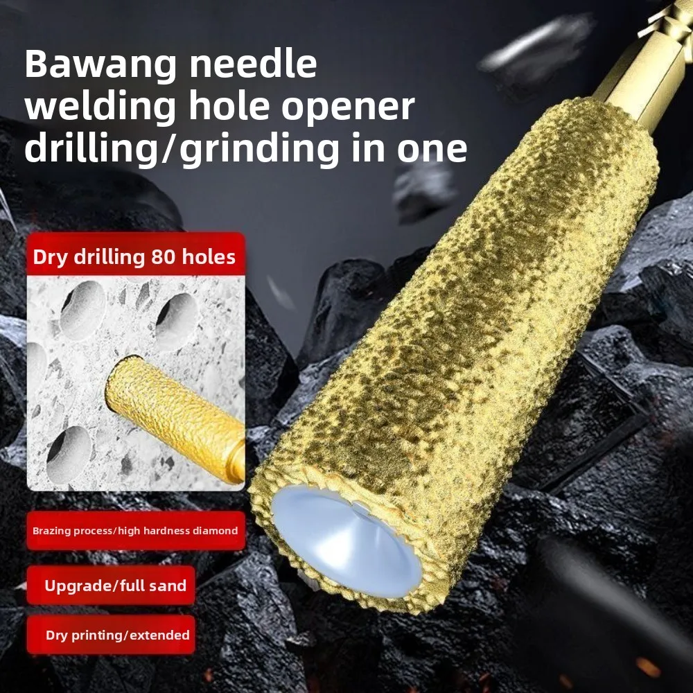 Hexagonal Shank Dry Ceramic Tile Diamond Drill Bit Multifunctional Trimming Dry Drilling Heads Tile Drilling Bits Portable