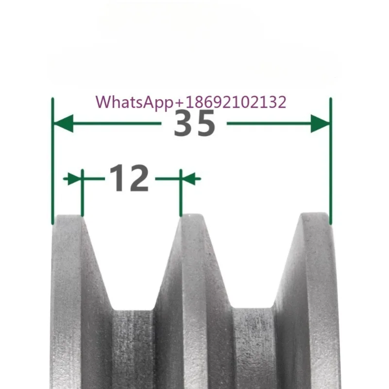 1pcs OD:70mm Groove Width:12mm 2A Type Cast Iron Belt Pulley Single Groove Motor Pulley Complete Motor V-belt Pulley