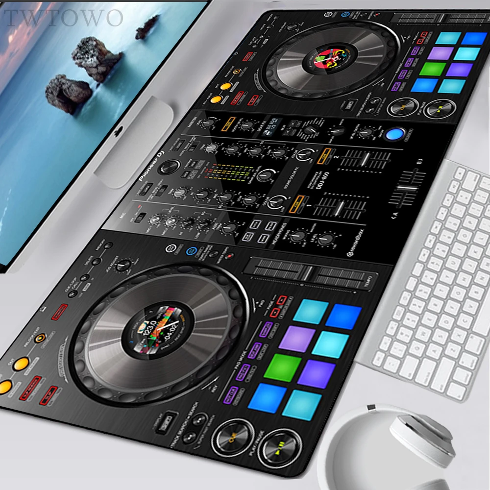 Radio Dj Controller Workbench Mouse Pad Gamer Large Custom Mouse Mat keyboard pad Laptop Soft Gamer Anti-slip Desktop Mouse Pad