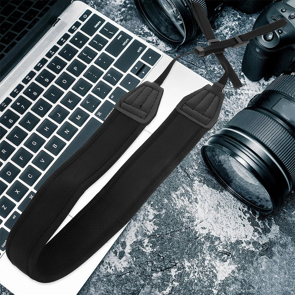 

2 Pcs Camera Strap Neck Straps Non-slip Quick Release for Photographers Neoprene Detachable Shoulder Compact