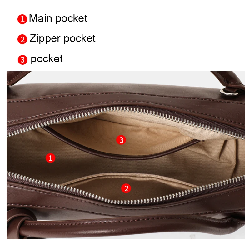 Aidrani Minimalist Style Genuine Leather Women's Bag, New 2026 Arrival, Versatile Retro Handbag, Salami Bag