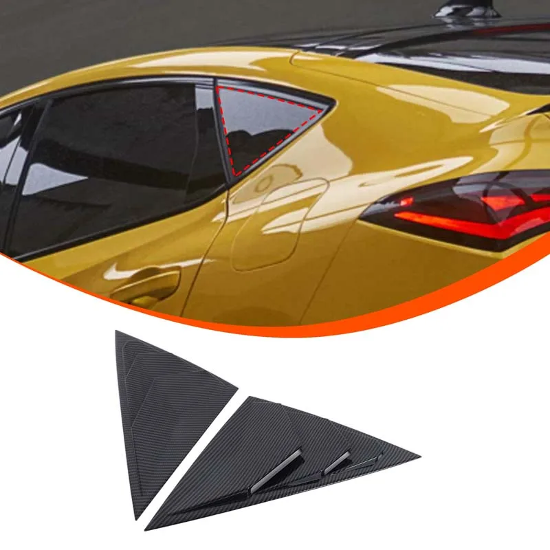 ABS Rear Triangle Window Blinds Panel Cover Rear Triangle Window Shutter Decoration Car Supplies For Acura Integra DE4 2023 2024