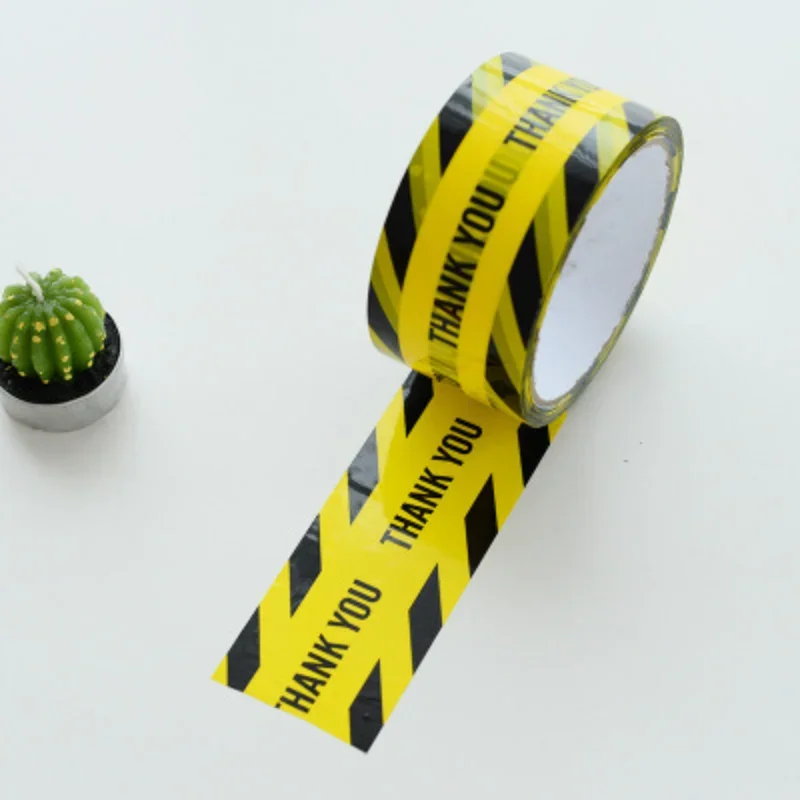 25M Yellow Warning Tape Sticker Birthday Decoration Construction Party Supply Hen Wedding Halloween DIY DEcoration Warning Tapes