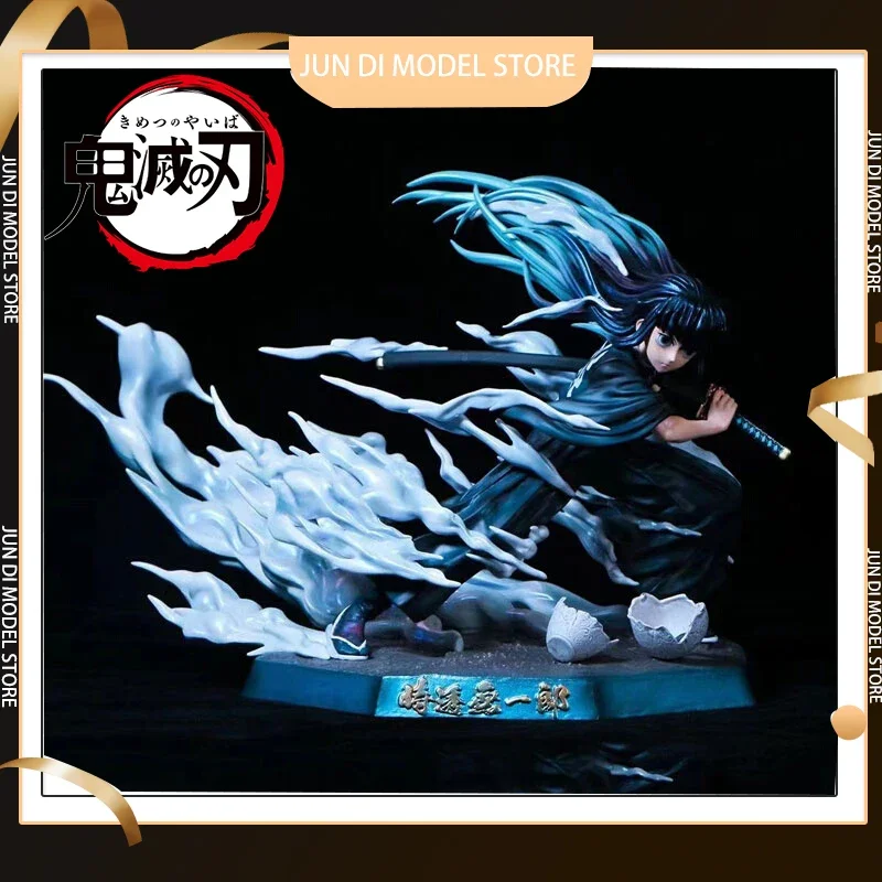 19cm Genuine New Demon Slayer Anime Kimetsu No Yaiba Tokitou Muichirou Figure Premium Mist Pillar Action Figurine Model Toys