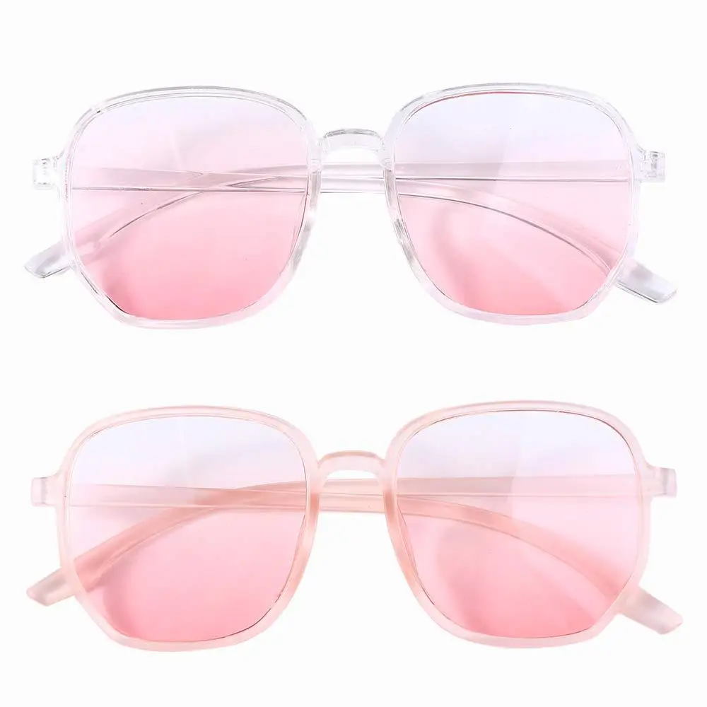Ins Anti-UV Glasses Korean Style Girlish Square Frame Blush Glasses Presbyopia Eyeglasses Women Sunglasses Reading Glasses