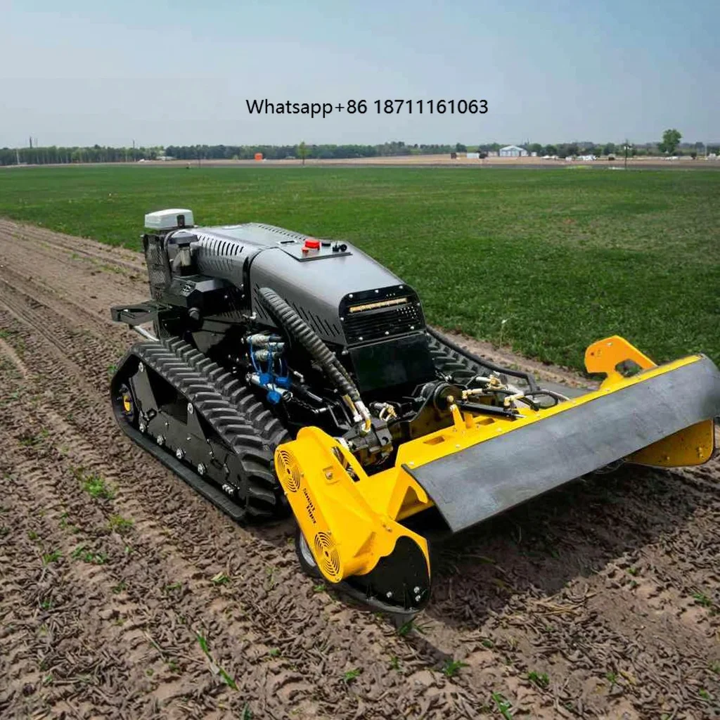HT50S Mower Grass Cutting Height 20-150mm Remote Control Crawler Lawn Mower for Sale