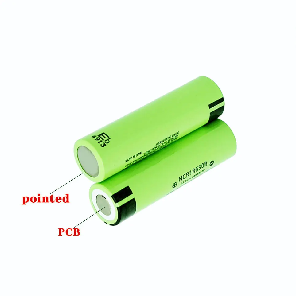 100% Original  NCR18650B 3.7V 3500mAh 34B Lithium Rechargeable Batteries for Flashlights Power Tool 18650 Batteries