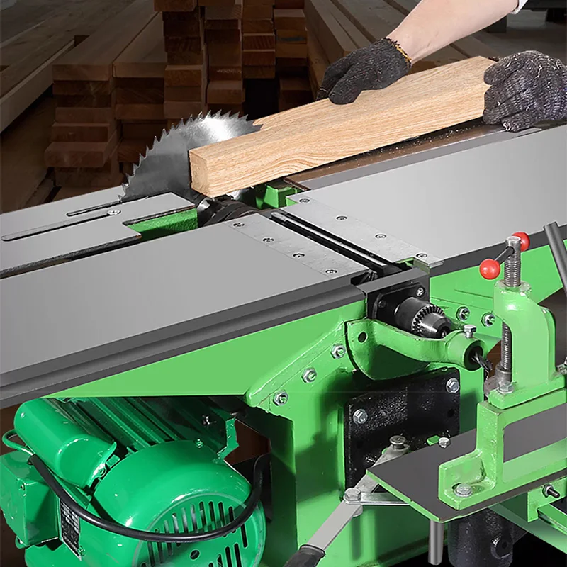 Multi-Function Woodworking Planer 2.2KW/3.0KW Electric Planer Adjustable Flat Woodworking Machine Workbench(Customized)