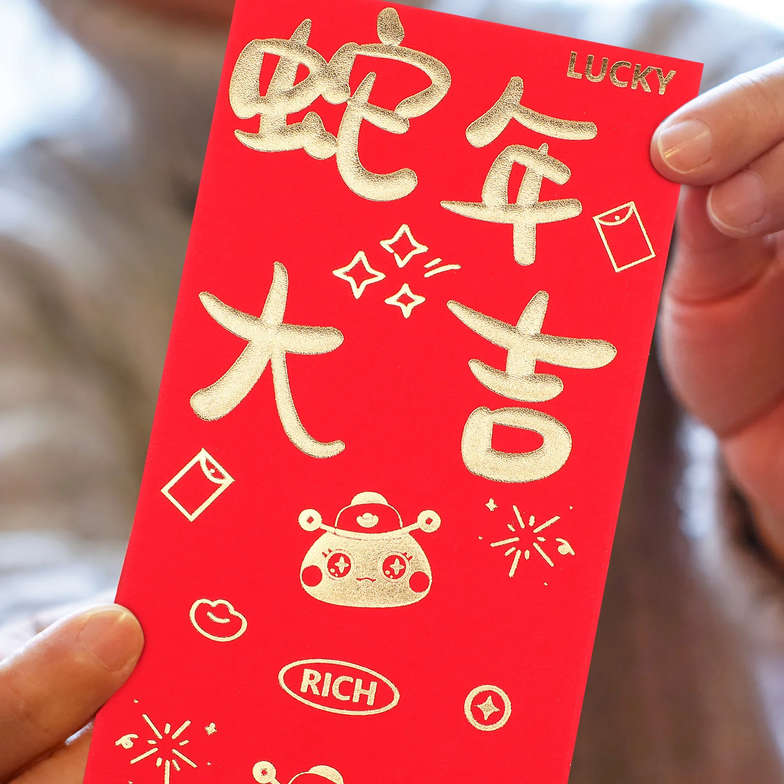 

36Pcs Zodiac Red Envelopes Snake Year Theme Lucky Money Packets for Lunar New Year Spring Festival Wedding Birthday Celebrations