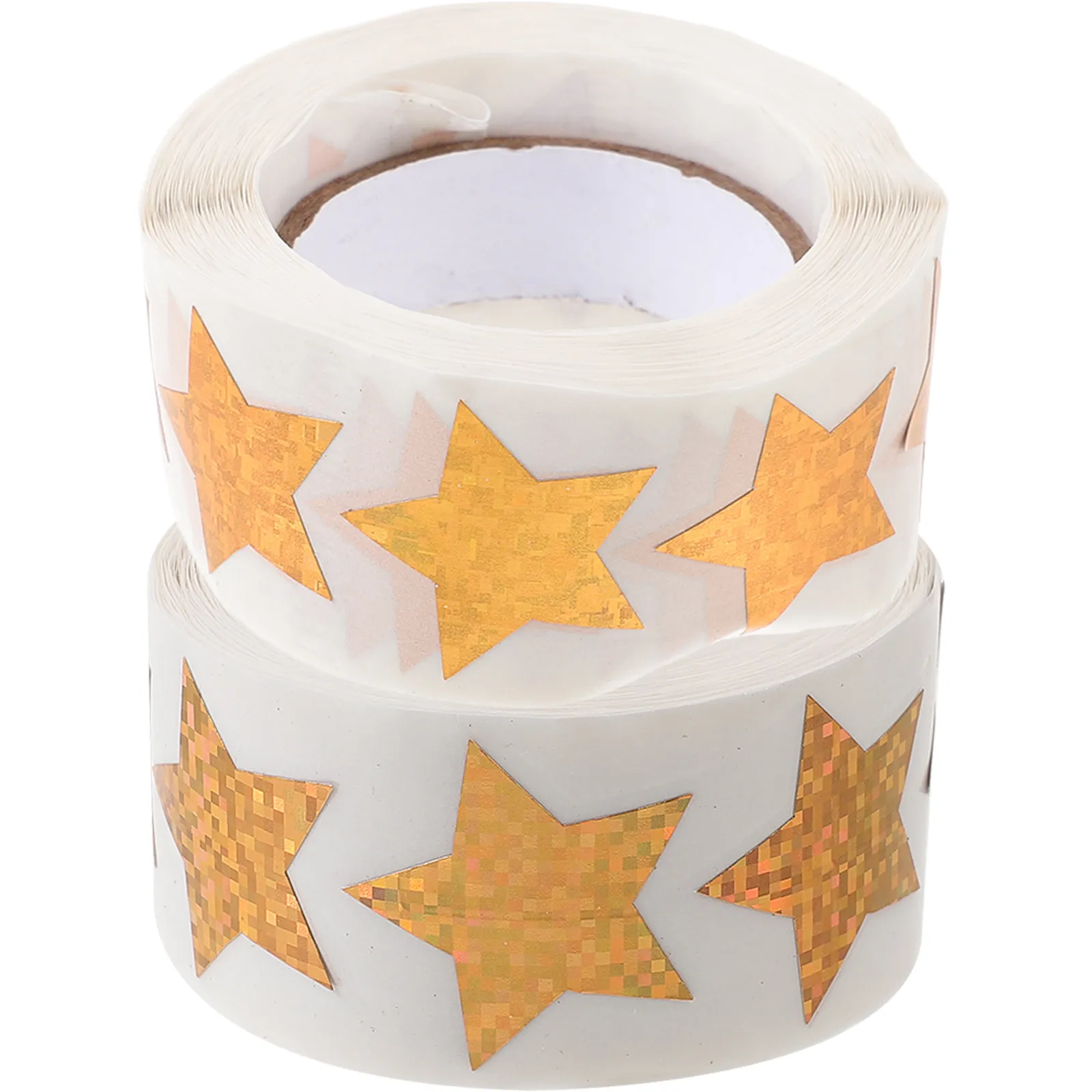 

2 Rolls Star Stickers DIY Decorative Scrapbook Journal Photo Album Greeting Card Craft Gift Wrapping Holographic Glitter