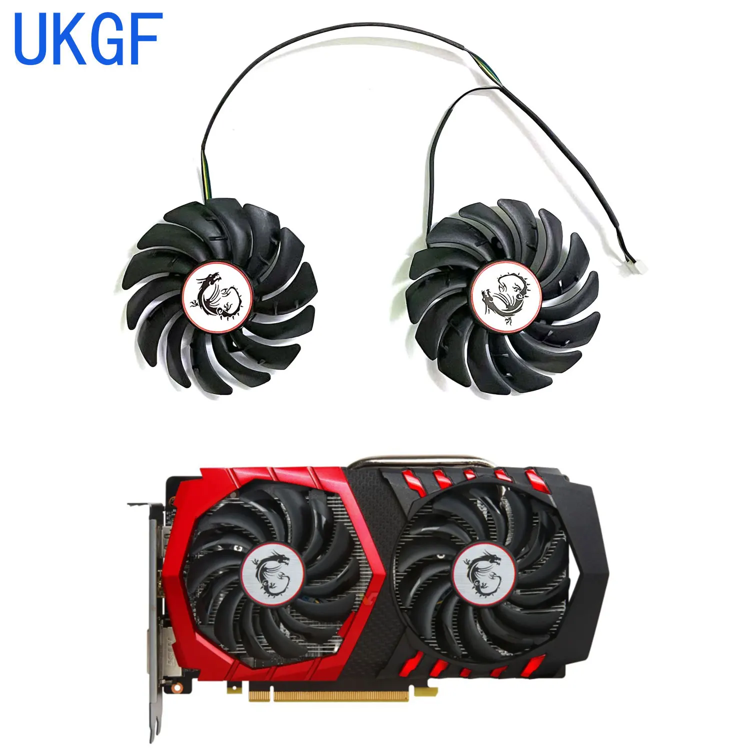 

Brand new 85MM 4PIN PLD09210S12HH GTX1050 1050TI GPU fan for MSI GeForce GTX1050 1050ti GAMING graphics card