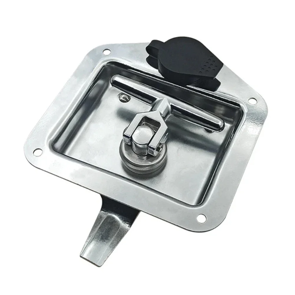 Compact Handle Lock Stainless Steel Lock Easy Installation High-grade Material Robust Locking Solution Folding T-handle Lock