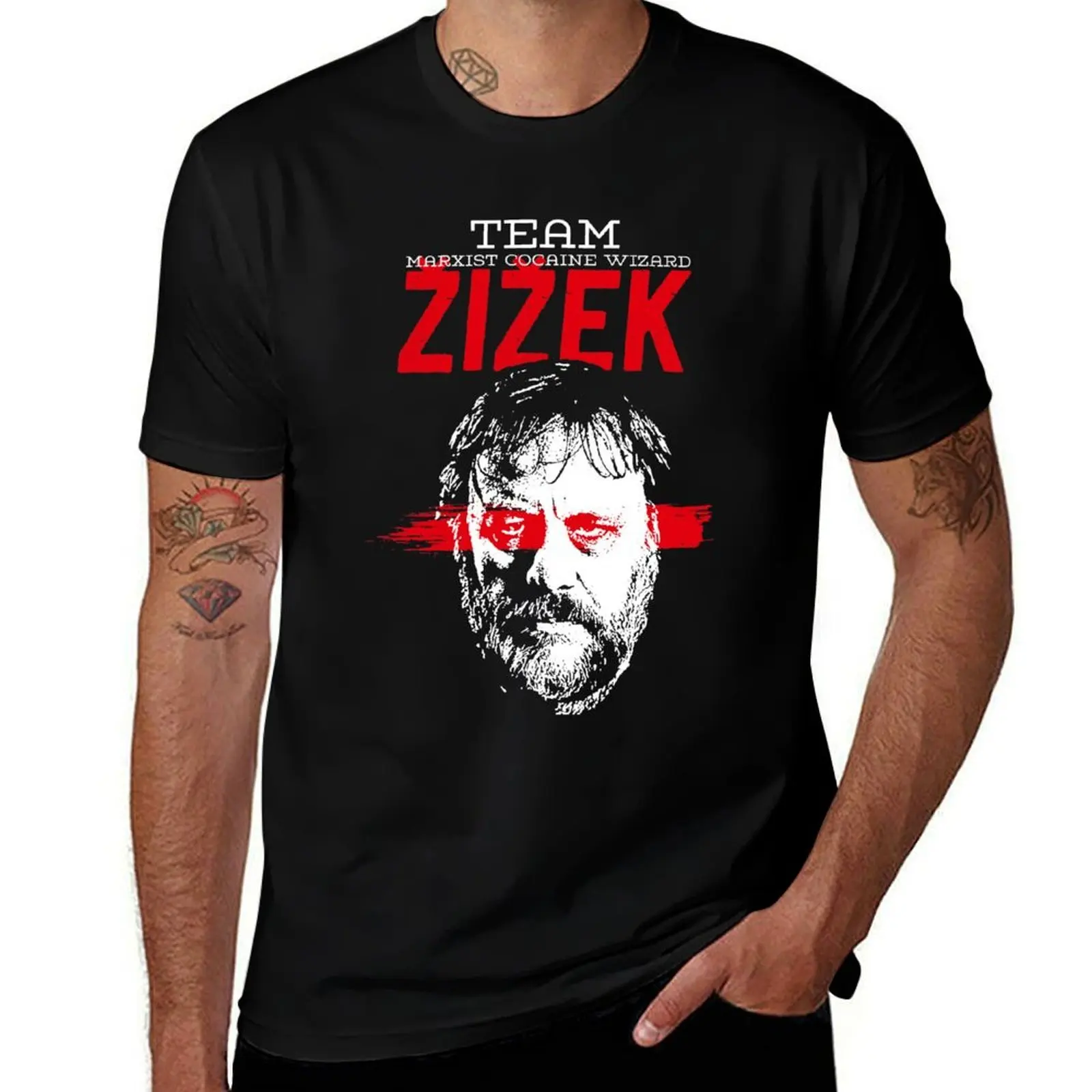 Team Zizek vs Peterson - Philosopher Debate T-Shirt Daily Work Short Sleeve Top T-Shirt