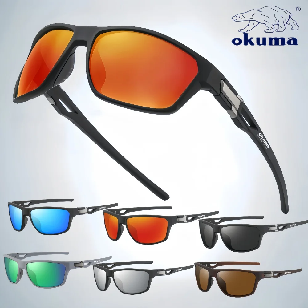 Okuma's new polarized fishing sunglasses UV400 are available for bicycles, driving, and outdoor sports equipment to choose from