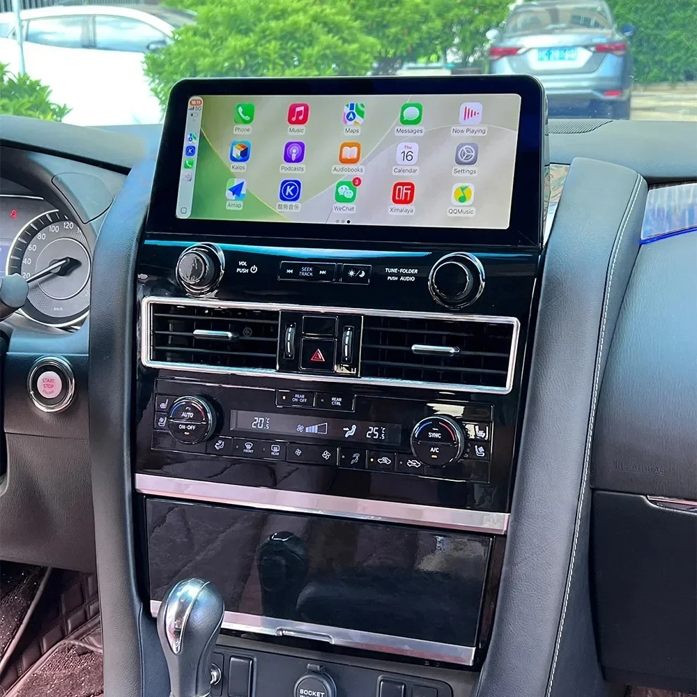 12.3‘’Android 13 For Nissan Armada Y62 Patrol 2010-2019 Car Radio CarPlay GPS Navigation Bluetooth 4G Multimedia Player HeadUnit