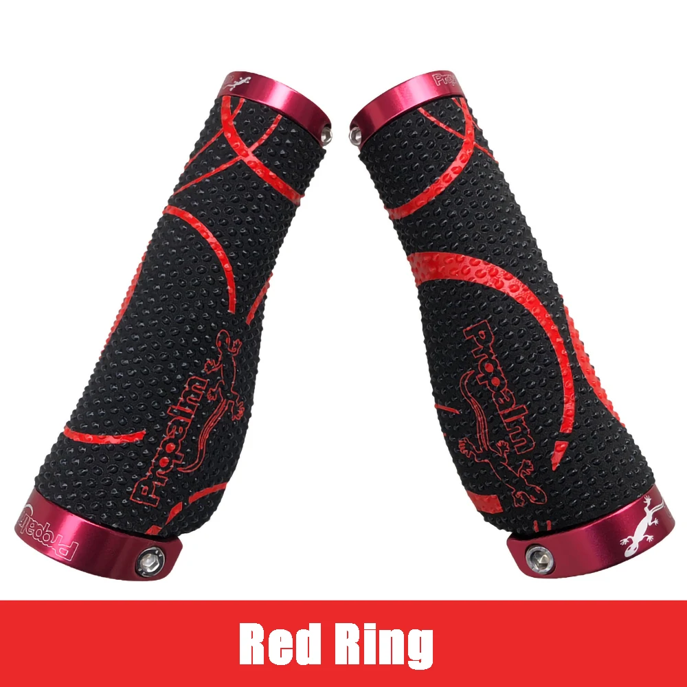 Propalm MTB Bike Silicone Handlebar Grips Particles Shock Absorption Anti-slid Double Lock Bike Grips Covers Bicycle Accessories