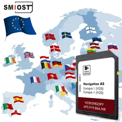 Leon Ateca Toledo Alhambra Navi Mappa Sistema di navigazione con scheda di memoria 6P0 MIB2 SD Europa Compatibile con Seat Ibiza 2025 Sat CID Nav