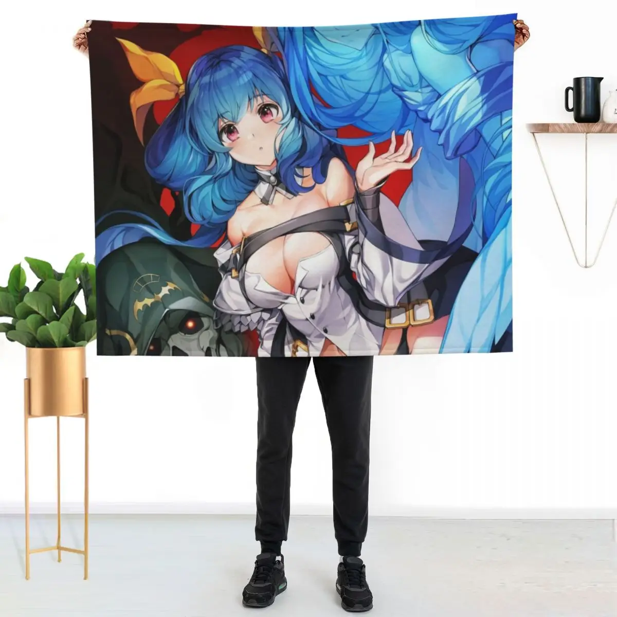 

Guilty Gear Dizzy Throw Blanket Multi Purpose Soft Warm Blanket for Home Travel