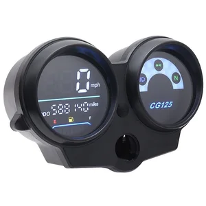 Motocicleta Velocímetro Quilometragem Combustível Medidor, Digital Display Meter, Painel para CG125, Ano 2000 a 2008, Fan 125, Titan 125, MPH, KMH 8 principais vendas velocimetro para moto 125 - №7