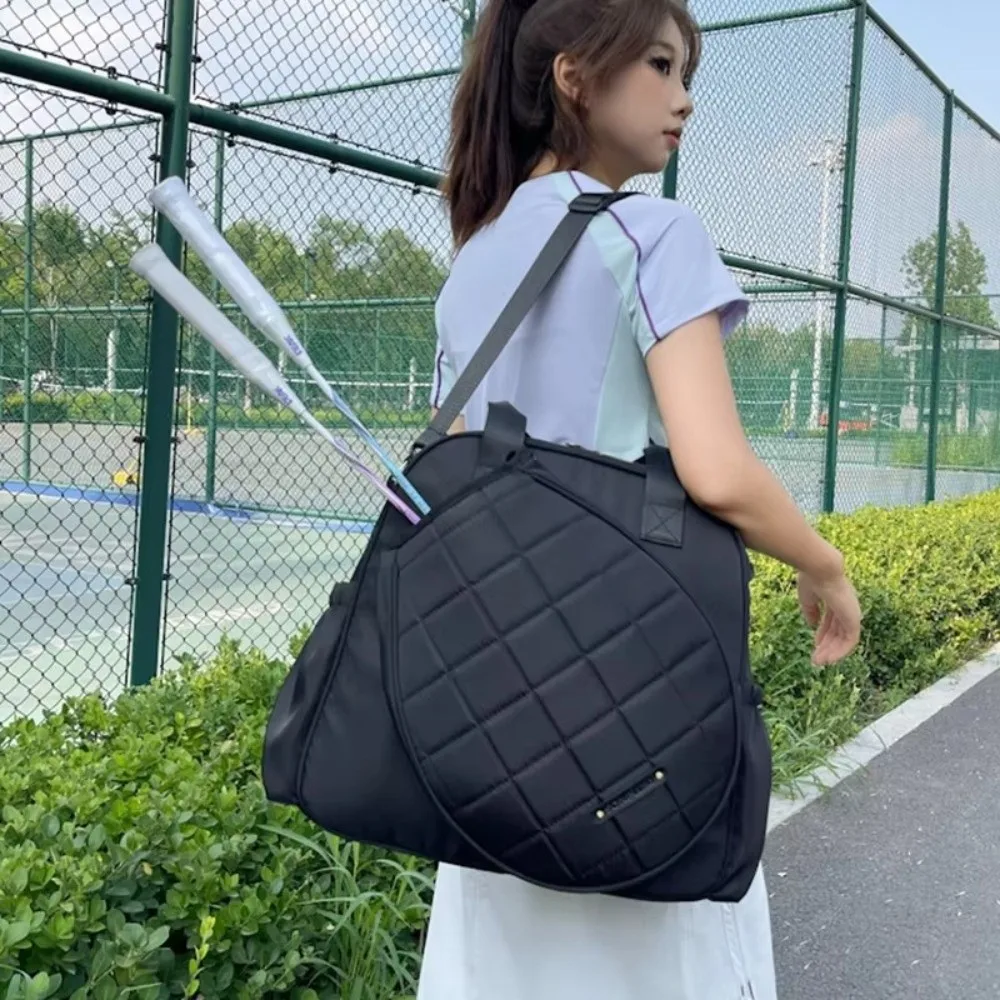 Durable Large Capacity Tennis Bag Lightweight Waterproof Tennis Handbag Oxford Cloth Racket Storage Bag Outdoor Sports