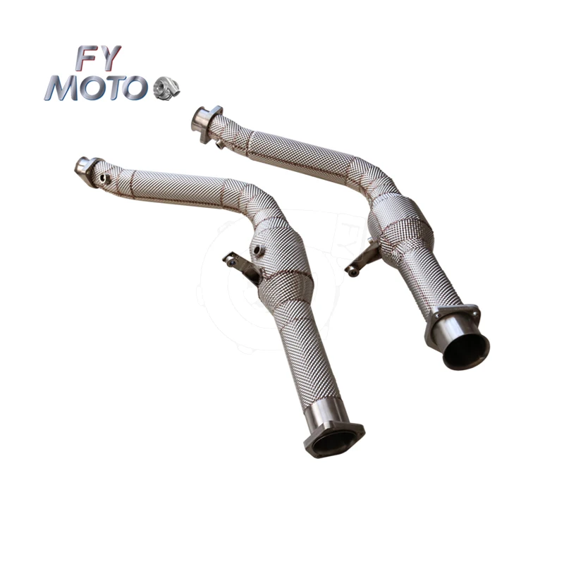 ماسورة العادم المقطوعة لـ W463 AMG G65 G63 4.0T/5.5/6.0L 2013-2018 مع درع الحرارة