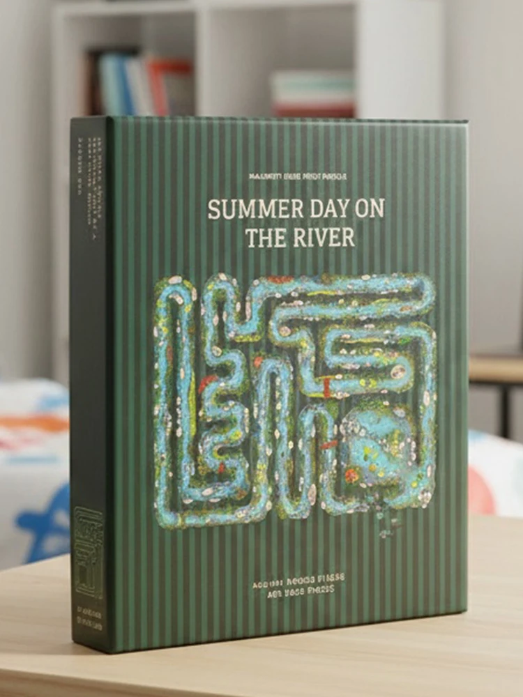 501 pièces jour d'été sur le bord du rivière Kit de puzzle haute difficulté œuvre d'art puzzle pour adultes cadeau de famille décoration de la maison