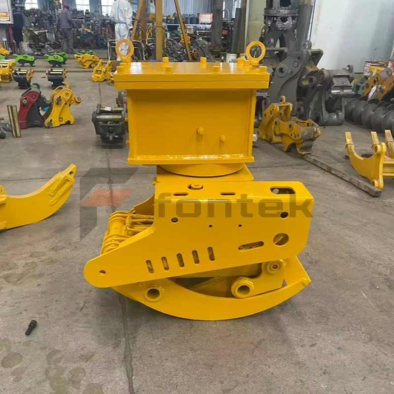 High Pressure Excavator Rotating Wood Clamp Saw For 6-10 Ton Excavators