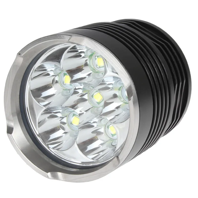 Linterna portátil ultrabrillante impermeable, 3600LM, lámpara de 3 modos, luz LED, soporte de batería recargable 18650