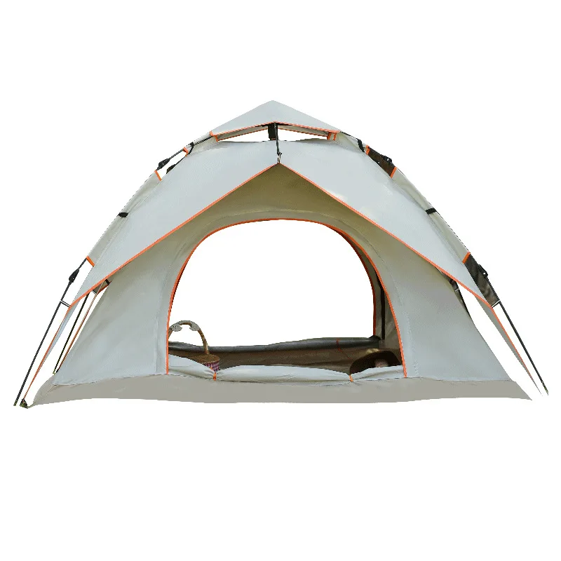 Outdoor tourism double-layer tent waterproof fully automatic camping tent