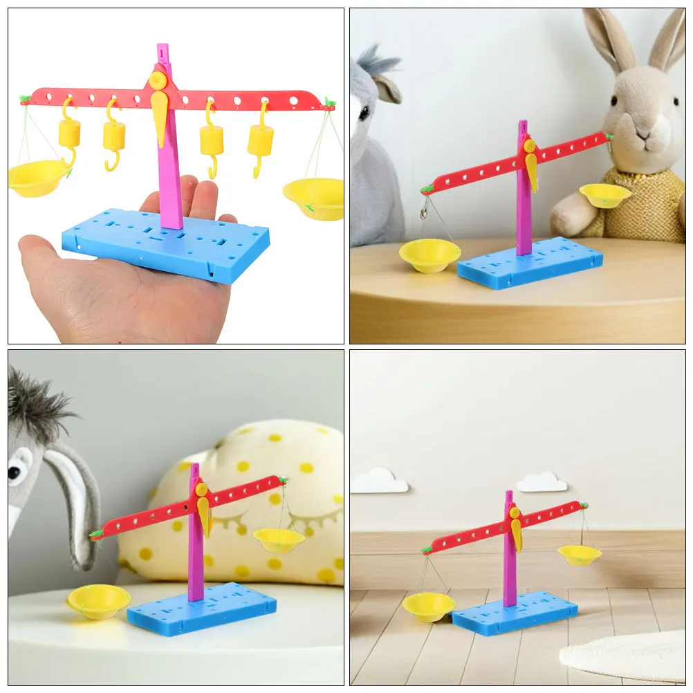 2Pcs Stem Balance Scale Lever Kit DIY Educational Science Experiment for Kids Home School Math Balance Toy Toddler Scale Toy