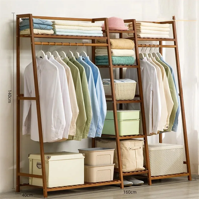 Wooden Storage Closet Partitions Clothes Portable Organizer Wardrobe Display Garden Modular Small Guarda Roupa Salon Furniture