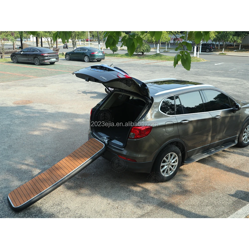 Non-Slip Dog Climbing Ladder Getting in and out of the Car Large Dog Ramp for Cars Foldable Pet Ladder for Easy Access