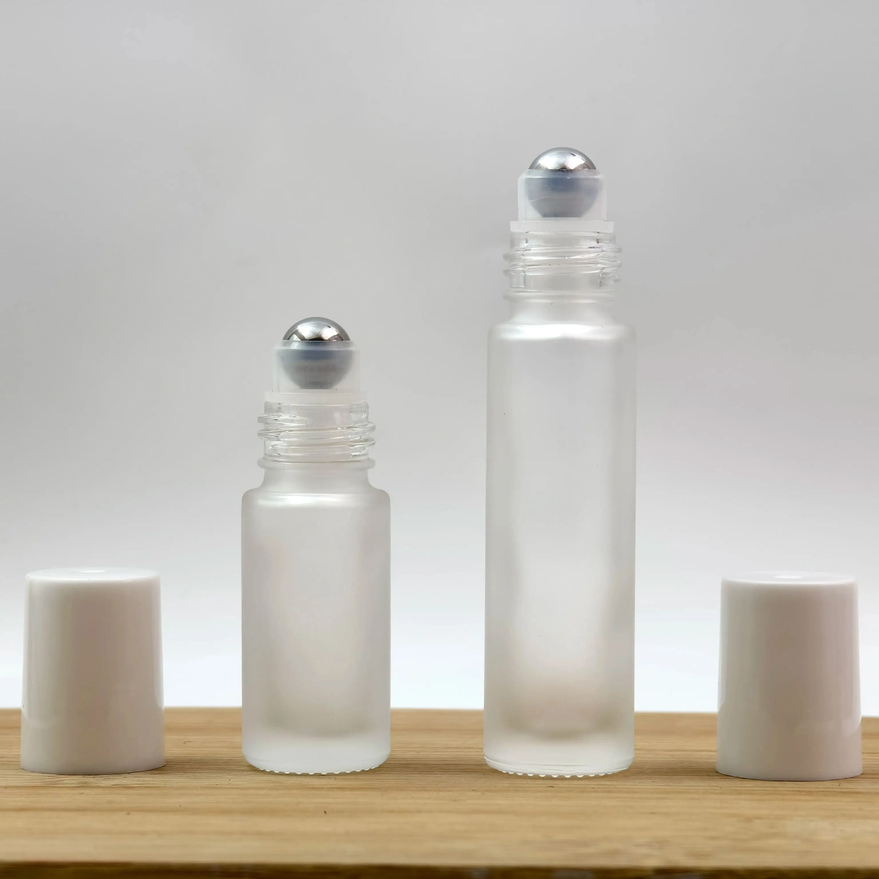 Rotolo di vetro smerigliato 10X 5/10ml su bottiglia, bottiglia di essenza di profumo sigillata portatile riutilizzabile