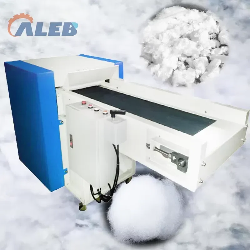SFW Certificate Sheep Wool Opening Fluffing Machine with Motor for Waste Sweater and Old Fabric Recycling Cotton Processing