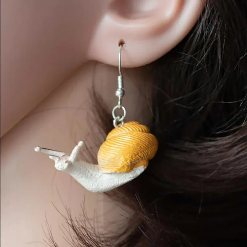 Lightweight Snail Earrings Miniblings Handmade