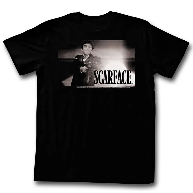 Scarface Whitefire Black T-Shirt