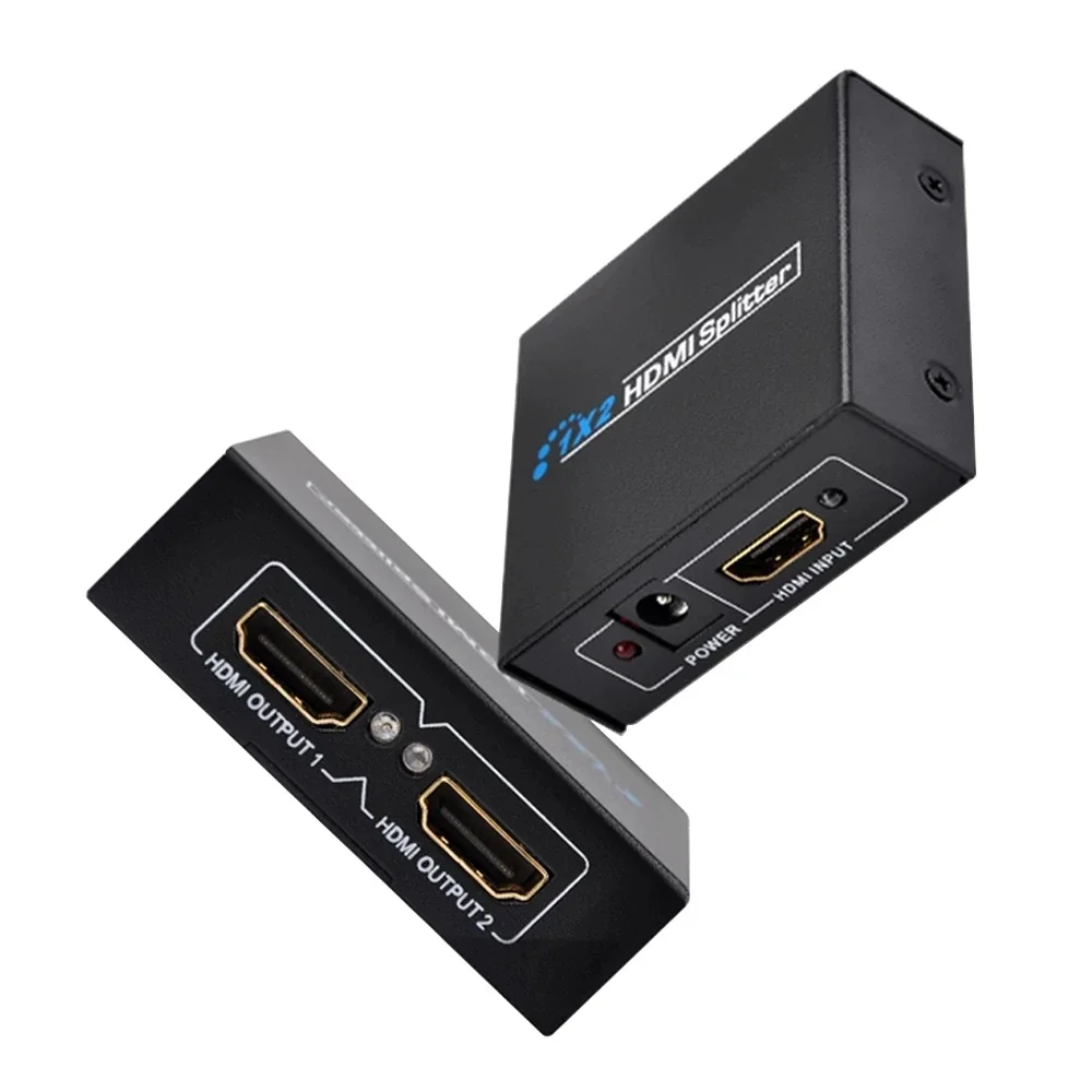 Kompatybilny z HDMI Splitter 1x2 kompatybilny z HDMI przełącznik HDMI Port automatyczny przełącznik obsługa 3D Full HD1080P na pc HDTV DVD HDPS3