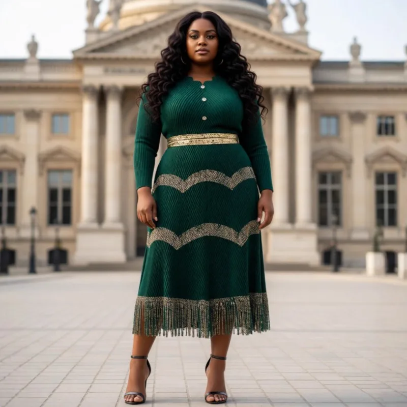 Miyake plissado vestidos femininos moda europeia temperamento solto tamanho grande estiramento vestido longo oriente médio baile de formatura roupas commuter