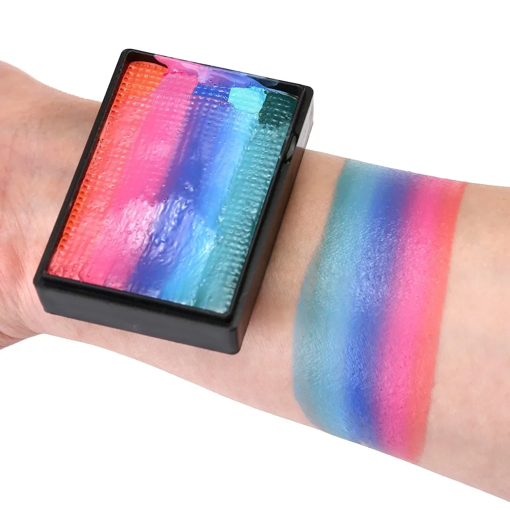 تونر آمن، طلاء وجه قابل للماء، لوحة فنية لجسم الإنسان، لون وجه للأطفال، طلاء مسرحي للذوبان في الماء