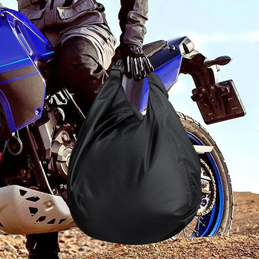 

Motorcycle Bag Large Capacity Waterproof Storage Pouch Black Sports Training Travel Oxford Cloth Durable Design Portable