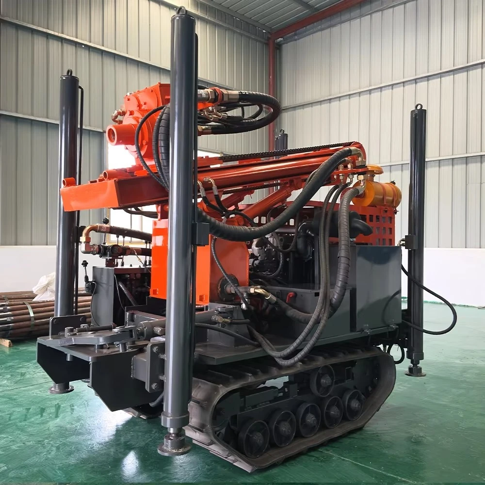 260m Hydraulic Crawler Water Drilling Equipment for Borehole Wells Groundwater Projects and Agricultural Supply