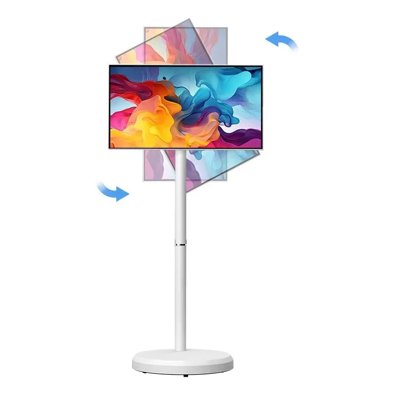 

2025 New 21.5 Inch LCD Display Smart TV Rechargeable Android TV with 6Gb+128Gb Touch Screen Portable Smart Television