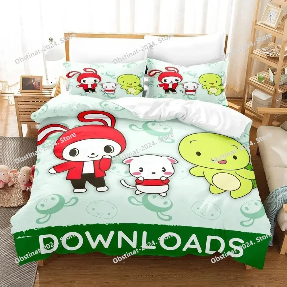 

New Maizen Sisters Bedding Set Single Twin Full Queen King Size Bed Set Adult Kid Bedroom Duvet cover Sets Anime Bed Sheet Set