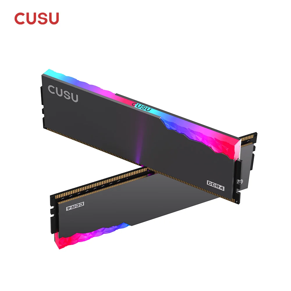 

Оперативная память CUSU RGB DDR4 3200 МГц 3600 МГц DDR4 8 ГБ 16 ГБ 8 ГБX2 16 ГБx2 Двухканальная настольная оперативная память DDR4