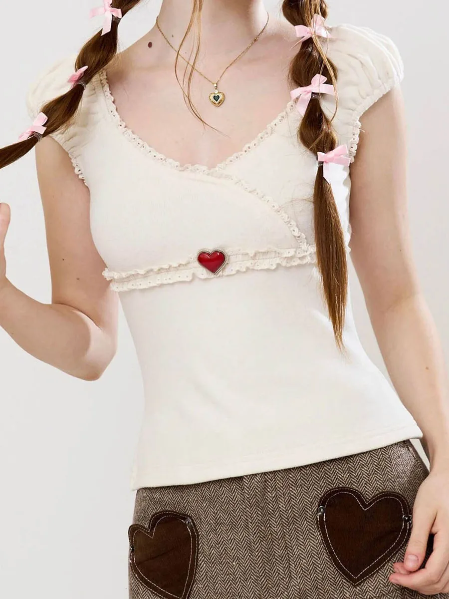 

Vintage Floral Print Short Sleeve T-Shirt Loose Fit Round Neck Casual Tee for Boho Chic Summer Outfits and Beachwear