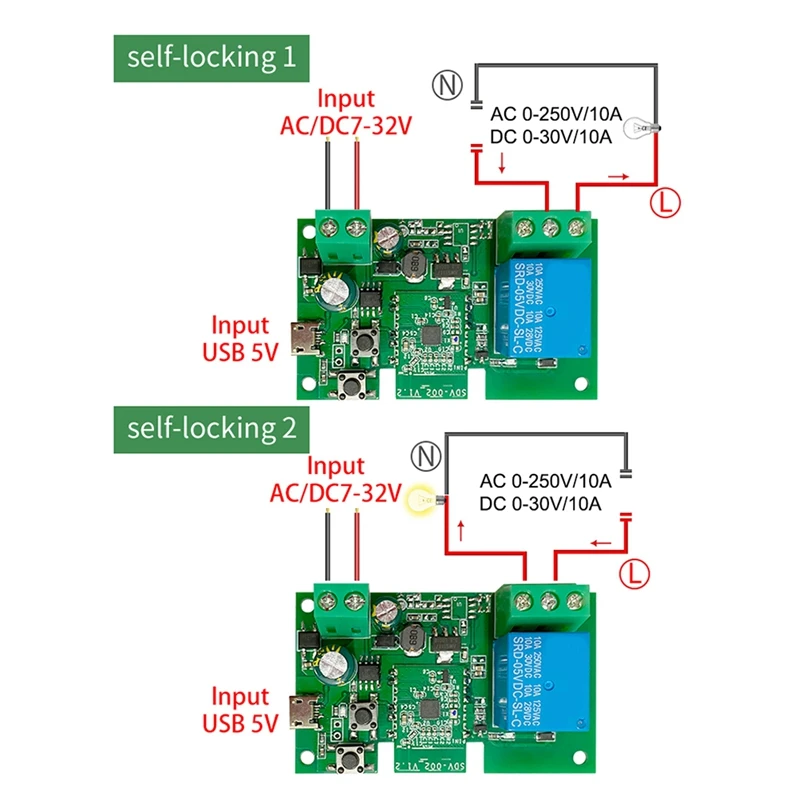 Wifi smart switch ewelink diy timer rf433 fernbedienung 1ch 7-32v 2,4g wifi home automation modul für alexa google home einfach zu bedienen